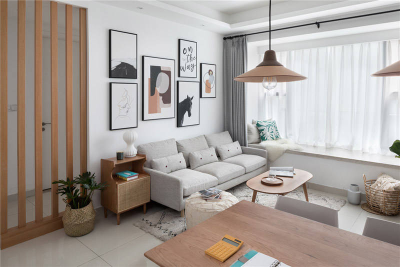 115㎡ Warm Japanese Modern Three-Bedroom Apartment