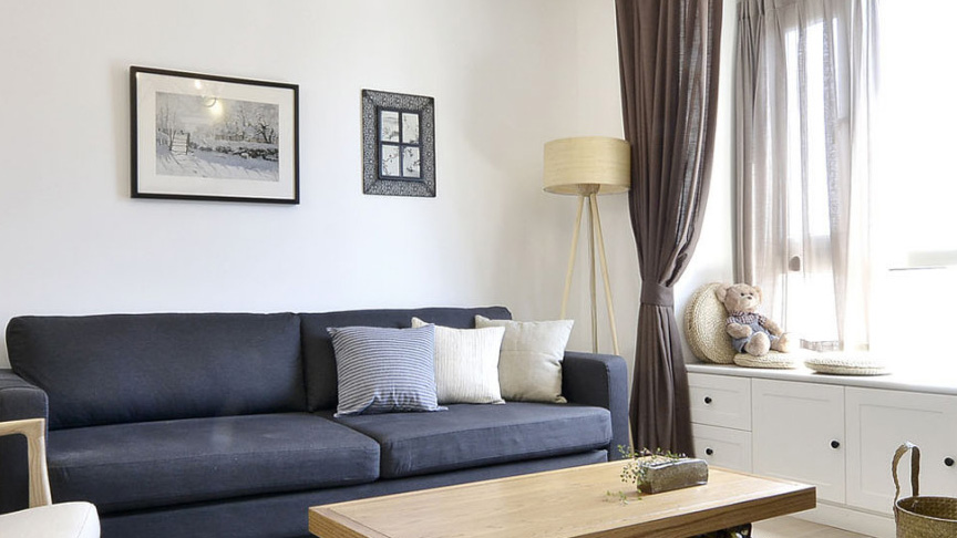 138㎡ Modern Light Luxury Three-Bedroom Apartment